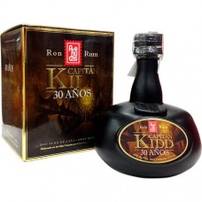 Arehucas - Ron Capitan Kidd 30 Anos 30 Jahre alter kanarischer Rum braun 40% Vol. 700ml produziert auf Gran Canaria