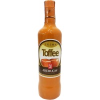 Arehucas - Licor Crema Toffee Toffee-Likör 17% Vol. 700ml produziert auf Gran Canaria