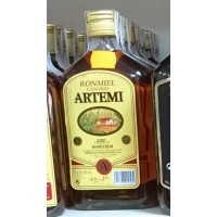 Artemi - Ronmiel Canario Ron Miel Honigrum 20% Vol. 350ml runde PET-Flasche produziert auf Gran Canaria