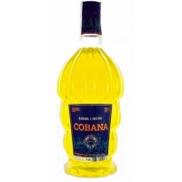 Cobana - Liqueur Banana Licor de Platano Bananenlikör 30% 700ml Konturflasche produziert auf Teneriffa