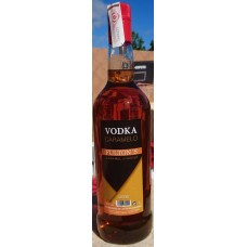 Fulton's - Vodka Caramelo Karamell-Likör 15% Vol. 1l Glasflasche produziert auf Gran Canaria
