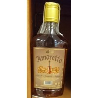 Status - Amaretto Licor Mandel-Likör 28% Vol. 1l PET-Flasche produziert auf Gran Canaria