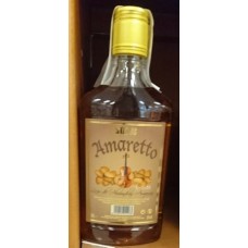 Status - Amaretto Licor Mandel-Likör 28% Vol. 1l PET-Flasche produziert auf Gran Canaria