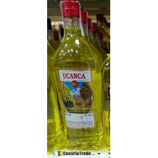 Ucanca - Licor de Platano Bananenlikör 20% Vol. 1l PET-Flasche produziert auf Teneriffa