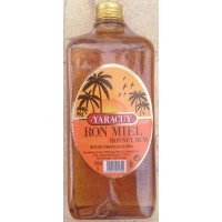 Yaracuy - Ronmiel Ron Miel Honigrum 20% Vol. 1l eckige PET-Flasche produziert auf Gran Canaria