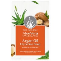 Aloe Excellence - Aloe Vera Glycerine Soap with Argan Oil Seife 100g produziert auf Gran Canaria