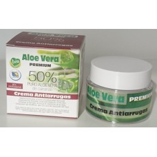 Aloe Vera Premium - Crema de Antiarrugas 50% Aloe Antifaltencreme 50ml produziert auf Gran Canaria