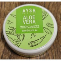 AYSA - Aloe Vera Creme Manos y Cuerpo universelle Feuchtigkeitscreme 50ml Dose produziert auf Gran Canaria