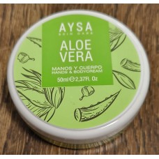 AYSA - Aloe Vera Creme Manos, Rostro y Cuerpo universelle Feuchtigkeitscreme 300ml Dose produziert auf Gran Canaria