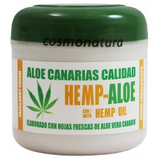 Aloe Canarias Calidad - Hemp-Aloe Hanf-Aloe Vera Körpercreme 300ml Dose produziert auf Teneriffa