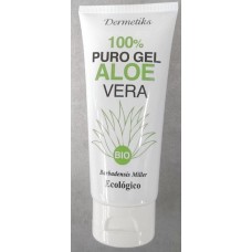 Dermetiks - 100% Puro Gel Aloe Vera Ecologico Bio Gel 100ml Tube produziert auf Gran Canaria