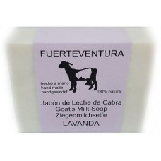 Jabon Fuerteventura - Jabon de Leche de Cabra y Lavanda Lavendel Ziegenmilchseife mit Lavendel 110g produziert auf Fuerteventura