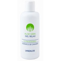 Lanzaloe - Aloe Vera Gel Relax Ecologico Bio Flüssigkeitsgel 100ml Pumpflasche produziert auf Lanzarote
