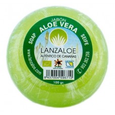 Lanzaloe - Aloe Vera Jaboncillos de Glicerina Seife 100g produziert auf Lanzarote