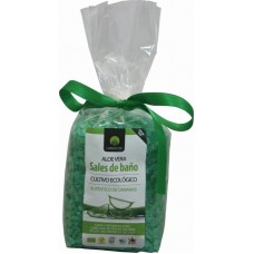 Lanzaloe - Sales de Bano Aloe Vera Ecologico Bio Badesalz 300g Tüte produziert auf Lanzarote