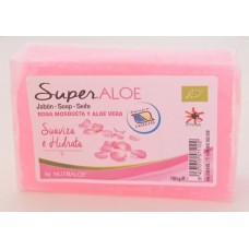 Nutraloe - Superaloe Jabon Rosa Mosqueta y Aloe Vera Seife 100g produziert auf Lanzarote