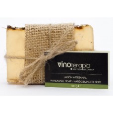 vinoterapia - Jabon Artesanal Malvasia Volcanica handgemachte Seife mit Weintraubenkernöl und Aloe Vera 100g produziert auf Lanzarote