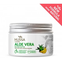Mussa Canaria - Manteca Crema Mini Body Butter Aloe Vera Platano Ecologico Bio Creme 70ml Dose produziert auf Teneriffa