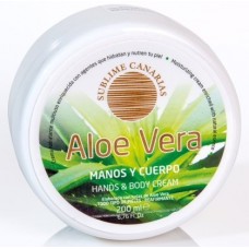 Sublime Canarias - Aloe Vera Manos y Cuerpo Hand- & Körpercreme 200ml Dose produziert auf Gran Canaria