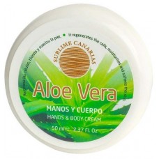 Sublime Canarias - Aloe Vera Manos y Cuerpo Hand- & Körpercreme 50ml Dose produziert auf Gran Canaria