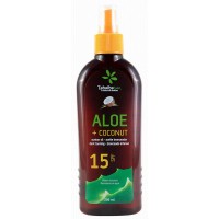 Tabaibasun - Aloe Coconut Sun Lotion SPF15 Aloe Vera Sonnencreme 200ml produziert auf Teneriffa