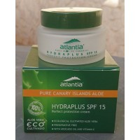 atlantia - Hydraplus SPF 15 Aloe Vera Gesichtscreme mit Sonnenschutzfaktor 15 50ml produziert auf Teneriffa