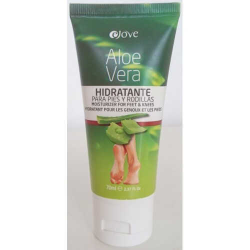 eJove - Aloe auf y Pies Vera Knie Hidratante Rodillas Feuchtigkeitscreme und Füße produziert Para 50ml Tube