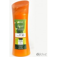 eJove - Aloe Vera Creme Proteccion Solar SPF30 Sonnenschutzcreme 400ml Flasche produziert auf Gran Canaria