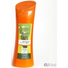 eJove - Aloe Vera Creme Proteccion Solar SPF50 Sonnenschutzcreme 400ml Flasche produziert auf Gran Canaria
