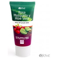 eJove - Rosa Mosqueta y Aloe Vera Rostro Manos y Cuerpo Crema Aloe-Hagebutten-Creme 100ml Tube produziert auf Gran Canaria