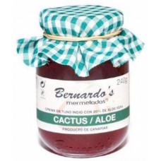 Bernardo's Mermeladas - Cactus / Aloe Vera Feigenkonfitüre mit 20% Aloe Vera 65g produziert auf Lanzarote