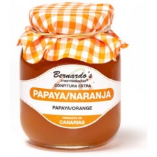 Bernardo's Mermeladas - Papaya Naranja Papaya-Orangen-Konfitüre extra 240g produziert auf Lanzarote