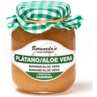 Bernardo's Mermeladas - Platano Aloe Vera Bananenkonfitüre mit 20% Aloe Vera 240g produziert auf Lanzarote