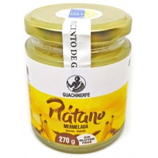 Guachinerfe - Platano Mermelade sin gluten Bananen-Marmelade glutenfrei 270g Glas produziert auf Teneriffa