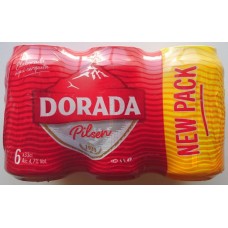 Dorada - Pilsen Bier 4,7% Vol. 6x 330ml Dose produziert auf Teneriffa