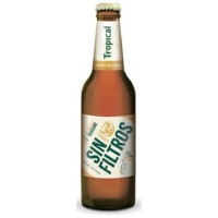 Tropical - Sin Filtros Cerveza Bier ungefiltert 5,4% Vol. 330ml Glasflasche produziert auf Gran Canaria