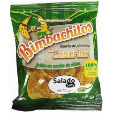 Bimbachitos de Canarias - Salado Salty Bananenchips leicht gesalzen 90g produziert auf El Hierro