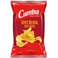 Cumba - Chips Natural Sabor Original kanarische Kartoffelchips gesalzen 160g produziert auf Gran Canaria