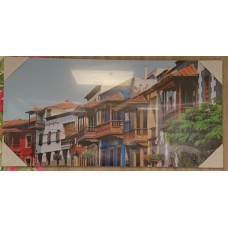 Tablas Ciudad Gran Canaria Alto Semi Brillo Fotobild auf Kunststoffplatte Bild Raumdeko 60x120cm