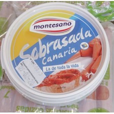 Montesano - Sabrasada Canaria Chorizo-Wurstpaté Becher 240g glutenfrei laktosefrei produziert auf Teneriffa (Kühlware)