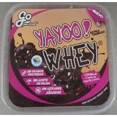 GoFood - Yahoo! Whey double choco white Chips Kekse mit 25g Protein 225g Becher produziert auf Teneriffa