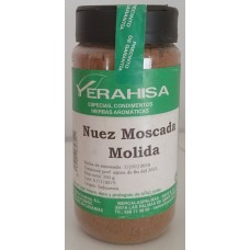 Yerahisa - Nuez Moscada Molida Muskatnuss gemahlen 200g Streudose produziert auf Gran Canaria