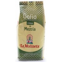 Gofio La Molineta - Cereal de Mezcla Gofio Trigo y Millo Tueste Natural Weizen- und Maismehl geröstet 1kg produziert auf Teneriffa