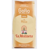 Gofio La Molineta - Gofio Cereal de Millo Tueste Normal Maismehl geröstet 1kg produziert auf Teneriffa