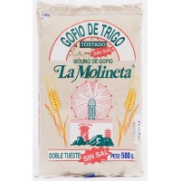 Gofio La Molineta - Gofio de Trigo sin sal Weizenmehl geröstet ungesalzen 500g produziert auf Teneriffa