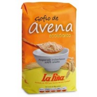 Gofio La Piña - Gofio de Avena ecologico Bio Gofio Hafer-Mehl geröstet 500g Tüte produziert auf Gran Canaria