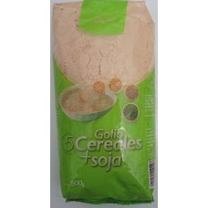 Yugui - Gofio 5 Cereales + Soja Mehrkornmehl geröstet 500g produziert auf Gran Canaria