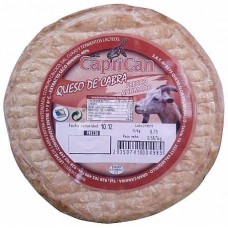 CapriCan - Queso de Cabra Fresco Ahumado (rund) Ziegenkäse geräuchert 577g produziert auf Gran Canaria (Kühlware)