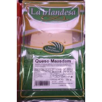 La Irlandesa - Queso Maasdam Käse Scheiben 250g produziert auf Gran Canaria (Kühlware)