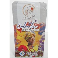 Cafe la Aldeana - Cafe Colombia 100% Arabic Röstkaffee gemahlen 250g Brick produziert auf Gran Canaria